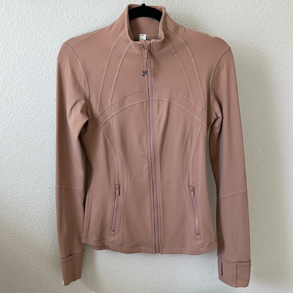 Lululemon Define Jacket Size 6 Luon Full Zip Pink Clay